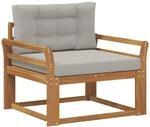 Outdoor Mittelsofa Natur Vidaxl