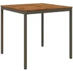 Gartenbar-tisch Naarden Natur Und Kaffee 110 X 108,5 X 105 Cm Vidaxl