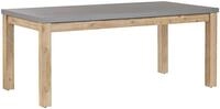 Tisch Grau / Heller Holzfarbton Faserzement / Akazienholz 180 X 90 Cm Indoor &