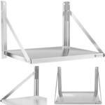 Klappbares Edelstahl-wandregal F&uuml;r Die Gastronomie Bis 40 Kg, 60 X 45 Cm