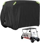 Golfwagen Abdeckung 6 Sitze, Wetterfest, Uv-schutz, 210d Polyester, Mit