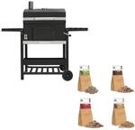 Xl-bbq-r&auml;uchergrill & Holzsp&auml;ne/-st&uuml;cke Monster Shop
