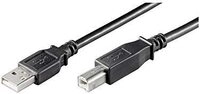 Usb 2.0 Hi-speed-kabel, Schwarz, Usb-2.0-stecker (typ A) Usb-2.0-stecker (typ B).