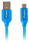 Lanberg Usb 2.0 A - Micro Usb B Kabel, 1m - Blau