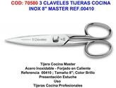 K&uuml;chenschere Aus Edelstahl 8' Claveles Master Ref. 00410