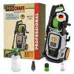 Procraft Cw2.0/160 Hochdruckreiniger 2000 Watt 160 Bar 7,5 L/min + Zubeh&ouml;r