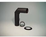 Winkelrohrset Senotherm &Oslash;150mm Schwarz,ohne Verl&auml;ngerungsrohr