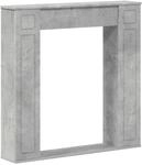 Vidaxl Fireplace Surround Concrete Grey 100 X 20 X 100 Cm