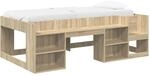 Kinderbettgestell Mit Stauraum Sonoma-eiche 80 X 200 Cm Vidaxl