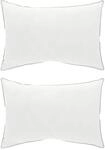 Kopfkissen 2 Stk. 50 X 75 Cm Australische Wolle Wei&szlig; Vidaxl
