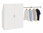 Holz Dachschr&auml;gen Kleiderschrank Dacho L