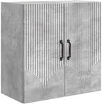 Wandschrank 59 X 31 X 60 Cm Holzwerkstoff Betongrau Vidaxl