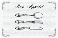 D-c-table&reg; Tischset Rio Bon Appetit 44 X 29 Cm, Transparent Tischset