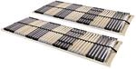 Lattenroste 2 Stk. Mit 42 Latten 7 Zonen 90x200 Cm Vidaxl
