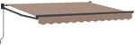Ausziehbare Markise Taupe 3 X 2,5 M Vidaxl