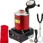 Vevor Goldschmelzofen 1350 W 1150 ℃ Max. Temperatur, Digitaler Elektrischer