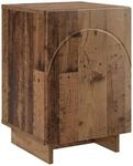 Nachttisch Altholz 33,5 X 34,5 X 50 Cm Holzwerkstoff Vidaxl