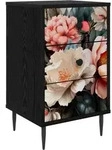 Nachttisch Borne Schwarz Eichen-optik 36 X 33 X 61 Cm Vidaxl