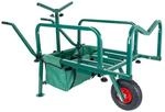 Relaxdays Angelwagen Transportwagen, Lastenkarre Mit Tasche, Hbt: 65x145x55 Cm,