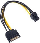 Akyga Ak-ca-30 Sata/pci-e 6-pin-adapter F&uuml;r Grafikkarten Mit Stecker/buchse-kabel