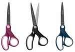Herlitz - 08740102 Schere De Tisch- Und Bastelschere Gerader Schnitt Rosa, Edelstahl