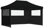 Partyzelt 292 X 440 X 315 Cm Schwarz Oxford-stoff Vidaxl