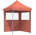 Partyzelt 200 X 200 X 306 Cm Terrakotta Oxford-stoff Vidaxl