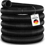Poolschlauch 10m - &Oslash; 32mm Schwarz Schwimmbadschlauch Saugschlauch Solarschlauch -