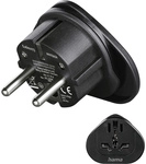 Hama - 00223454 Reiseadapter Reiseadapter Typ E Und F, 3-polig, Universal, Welt Nach