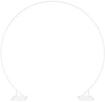 Vidaxl Single Wedding Arch White 220 X 45 X 200 Cm Steel