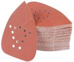100 St&uuml;ck Dreieckschleifpapier 150 K&ouml;rnung Klett 135x93mm Mit 12 L&ouml;chern