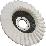 Fp - Filz Polier-f&auml;cherscheibe Schr&auml;g 125 Mm