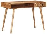 Schreibtisch 110x50x76 Cm Massivholz Akazie Vidaxl