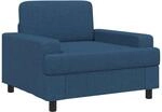Sessel Blau Stoff Vidaxl