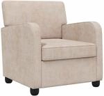 Sessel Beige Chenille Vidaxl