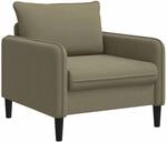 Xl-sessel Khaki Samt Vidaxl