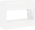 Vidaxl Umbrella Stand White 65 X 24 X 50 Cm Engineered Wood