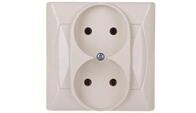 Akzent Doppelsteckdose B/u Beige Gp-2a/01