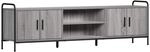 Tv-schrank 167,5 X 33 X 50 Cm Sonoma-grau Holzwerkstoff Vidaxl