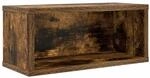 Cd Aufbewahrungsregal Raucheiche 40 X 17 X 17 Cm Holzwerkstoff Vidaxl