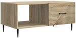 Vidaxl Coffee Table Sonoma Oak 90 X 50 X 40 Cm Engineered Wood