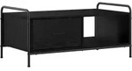 Couchtisch Schwarz Eichen-optik 90 X 49 X 41 Cm Holzwerkstoff Vidaxl