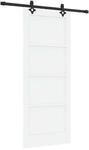 Vidaxl Sliding Door Orkdal 83 X 202 Cm Solid Pine Wood White