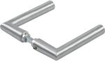 Dormakaba - Dr&uuml;ckerpaar 10.328, L-form, 8 Mm, Silber Eloxiert T&uuml;rbeschlag...