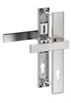 Eloxierter Schmalrahmen-beschlag 92mm Edelstahl-optik Langschild Dr/dr 55-70mm