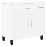 Vidaxl Bathroom Vanity Unit White 60 X 35 X 60 Cm Engineered Wood