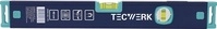 Tecwerk Wasserwaage 60cm Alu.blau M.magnet &plusmn; 0,5 Mm/m Tecwerk