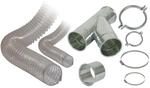 Holzcraft Absauganlagen Anschluss Set 120/80 Mm