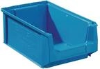 Tecwerk Sichtlagerkasten L350/300xb210xh140mm Pe Blau Tecwerk
