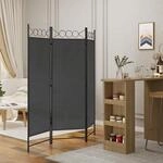 Paravent, Raumteiler 3 Tlg 167x172 Cm, Trennwand Klappbar Freistehend Sichtschutz,